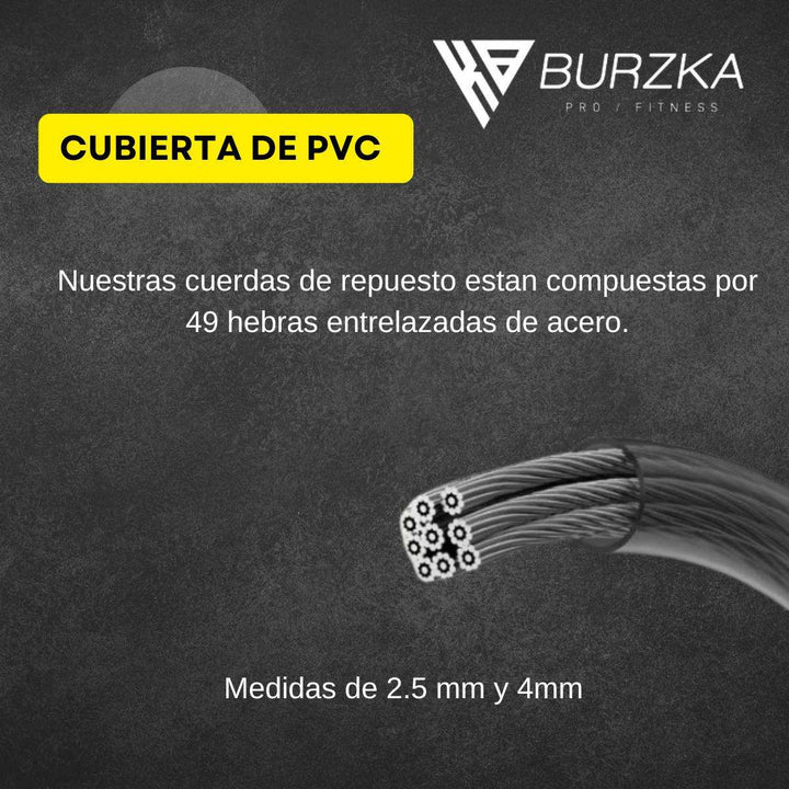 Repuesto Cuerda 2.5mm - 4mm - Burzka