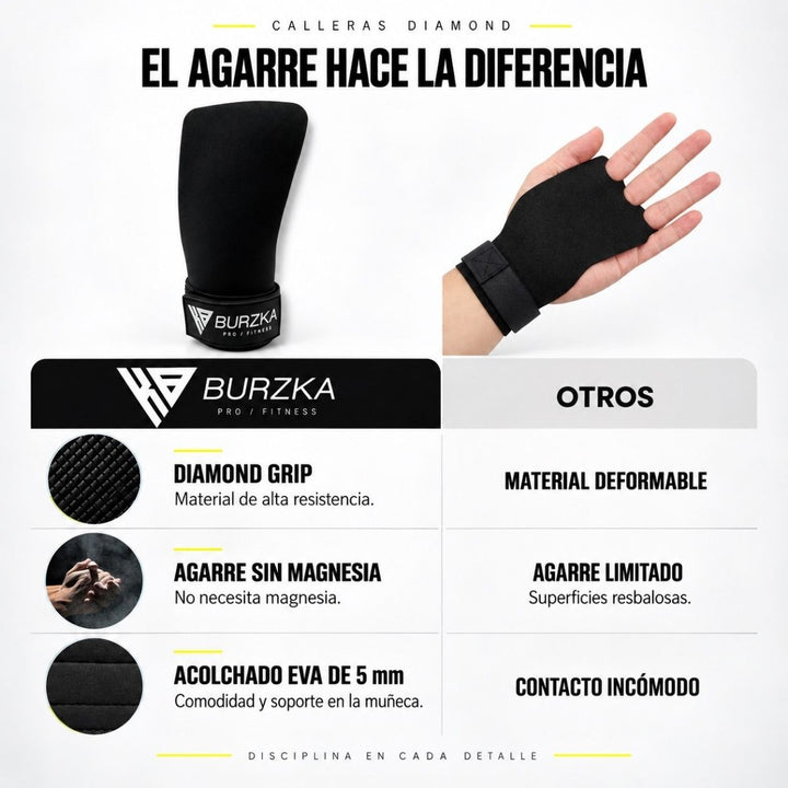 Calleras Diamond Grip Fingerless