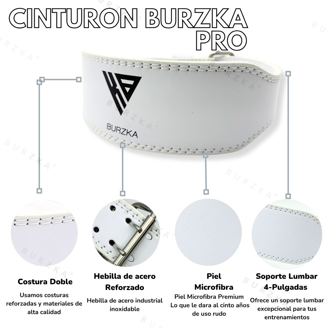 Cinturón Hebilla Blanco