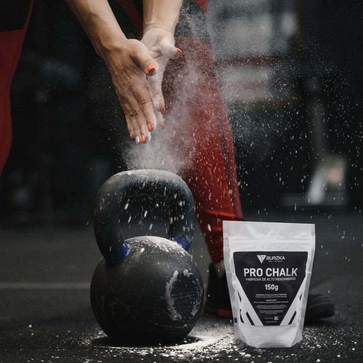 Pro Chalk Burzka Magnesia 150 gr con Bolsa Reutilizable