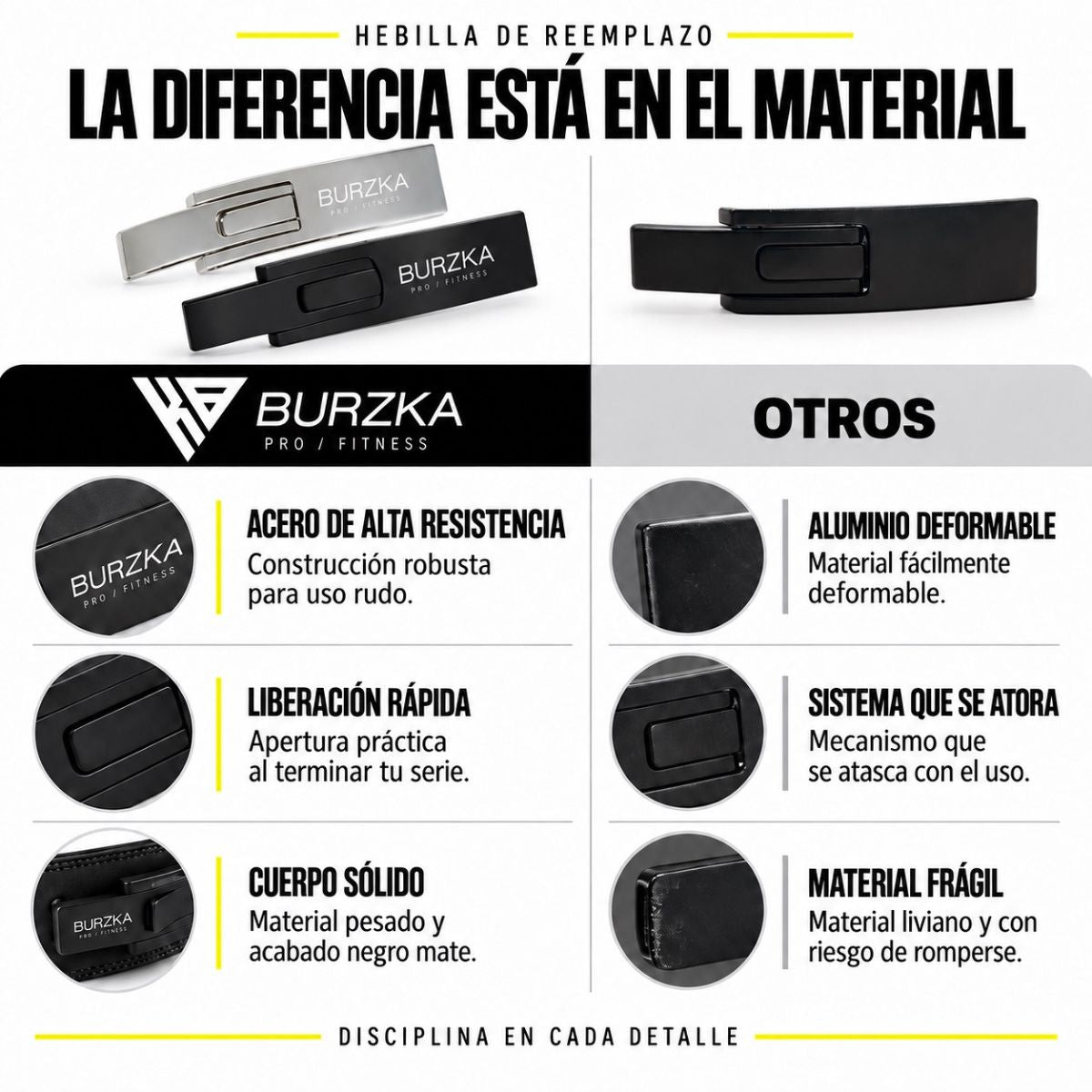 Hebilla de Repuesto Cromo