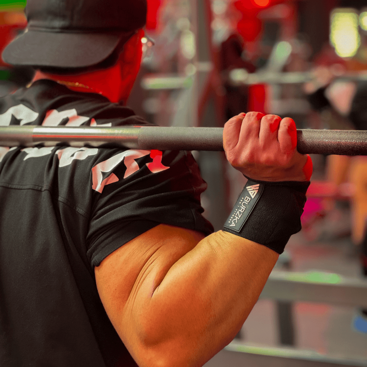 Muñequera 18 pulgadas Negra V.2 - Burzka