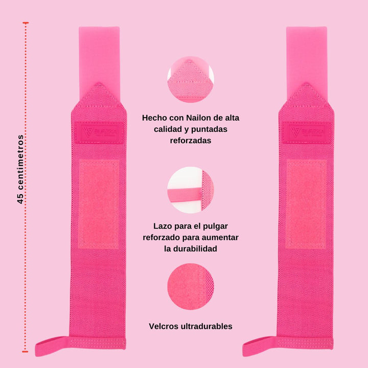 Muñequera Neon Rosa