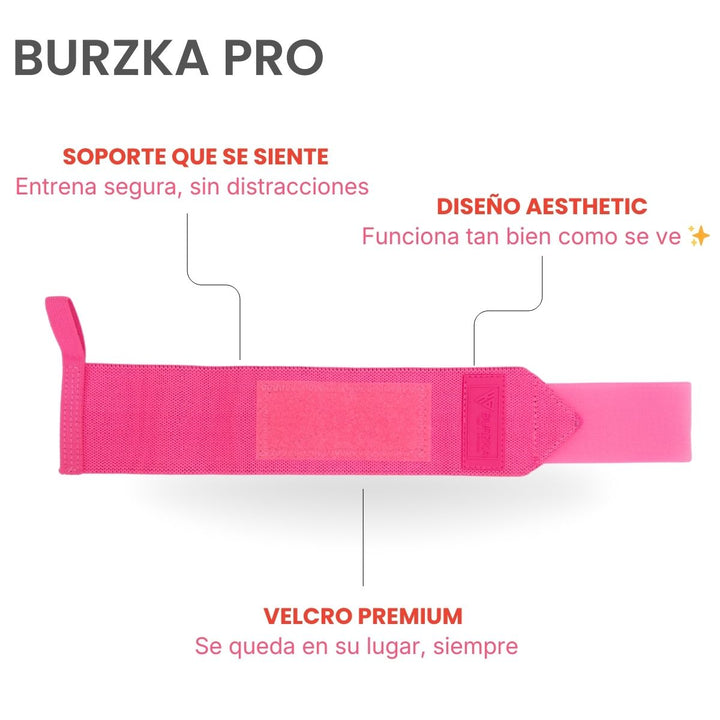 Muñequera Neon Rosa