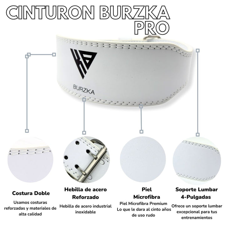 Cinturón Hebilla Blanco