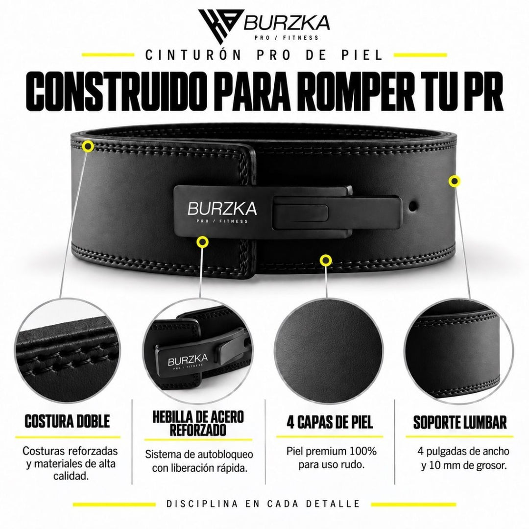 Cinturón 10 MM Piel