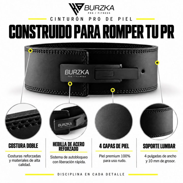 Cinturón 10 MM Piel