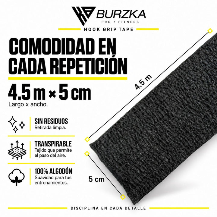Cinta Hook Grip Pro Burzka 4.5 m * 5 cm