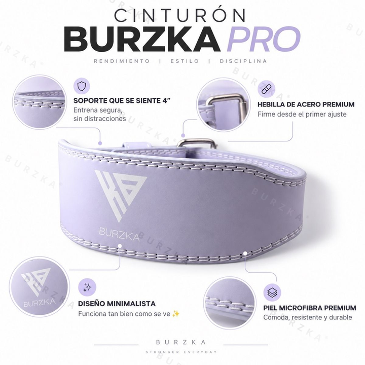 Cinturón Hebilla Lavanda