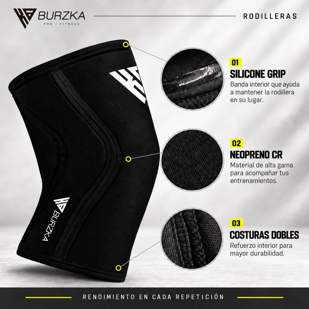 Rodilleras Pro 5 mm Negro