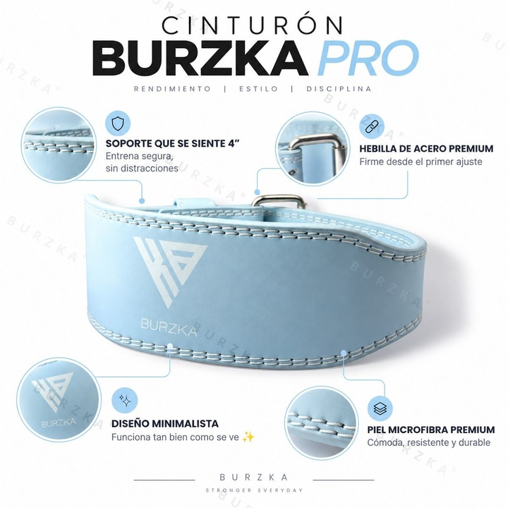 Cinturón Hebilla Baby Blue