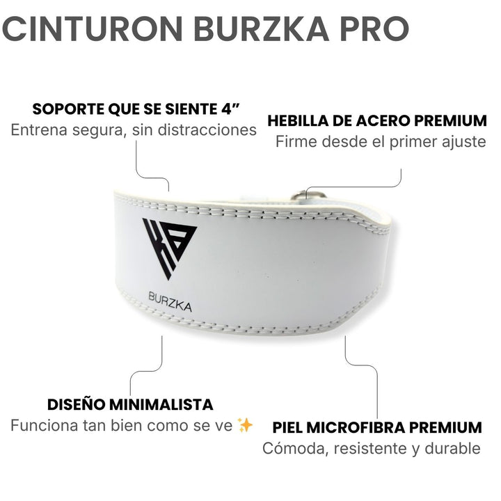 Cinturón Hebilla Blanco