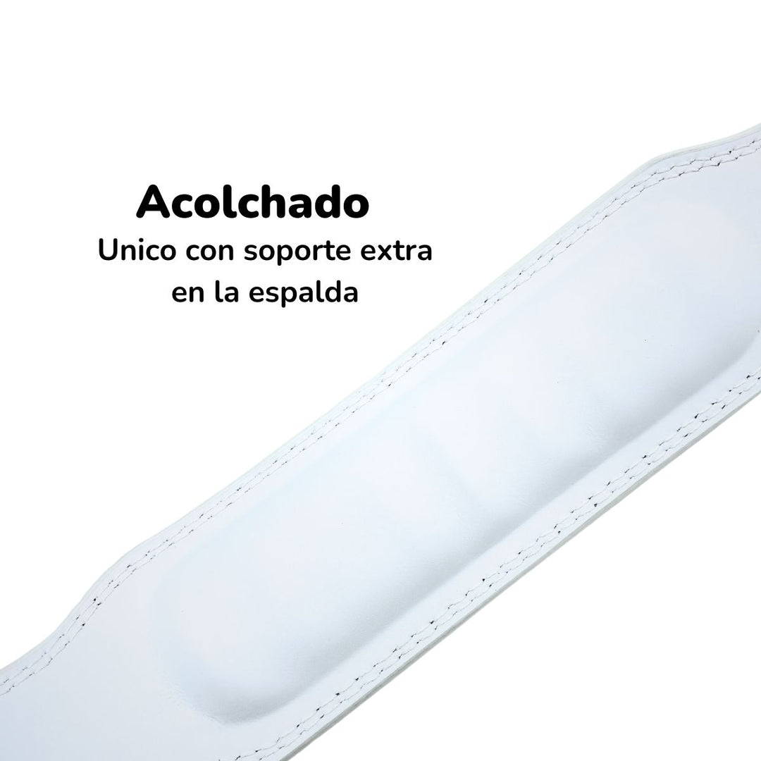 Cinturón Hebilla Blanco