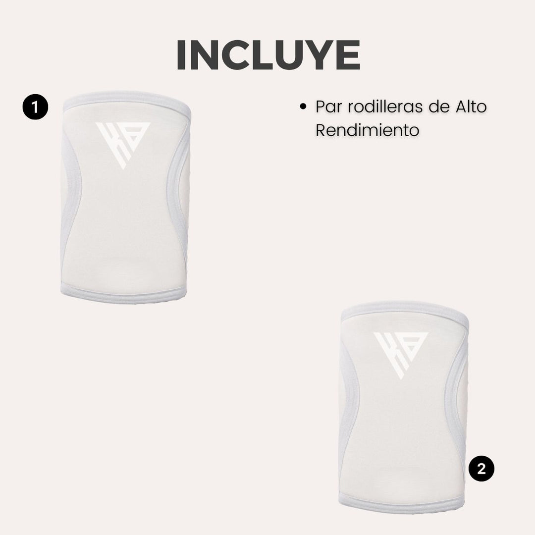 Rodilleras 7 mm Blanca