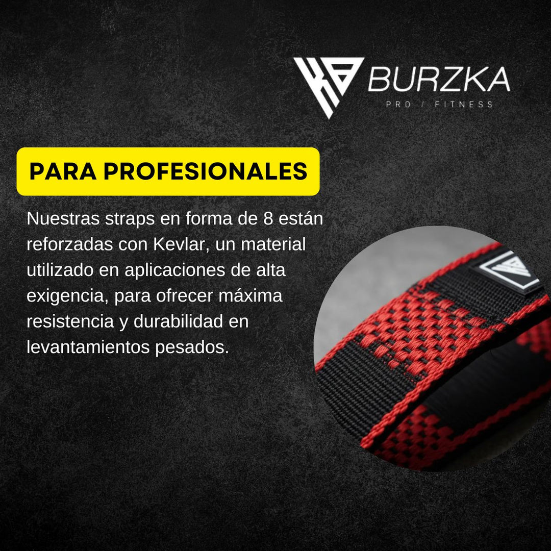 Straps Figura 8 Kevlar Redline