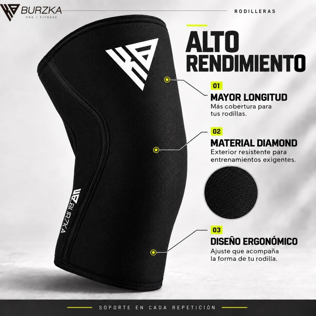 Rodilleras Pro 5 mm Negro