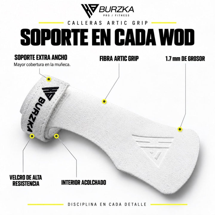 CALLERAS ARTIC GRIP FINGERLESS BLANCA