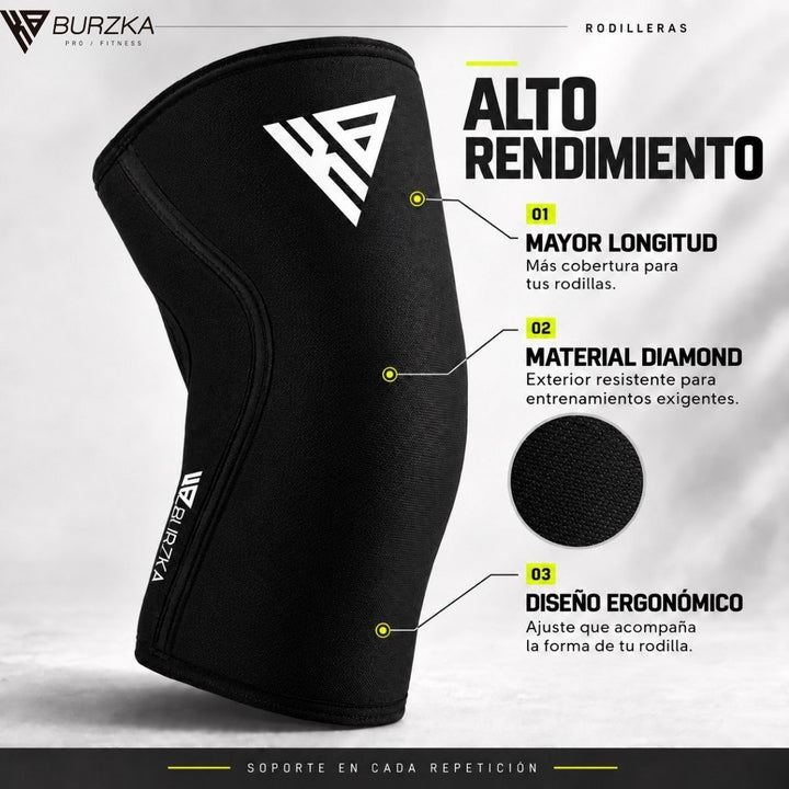 RODILLERAS PRO 7 MM NEGRO