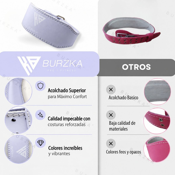 Cinturón Hebilla Lavanda
