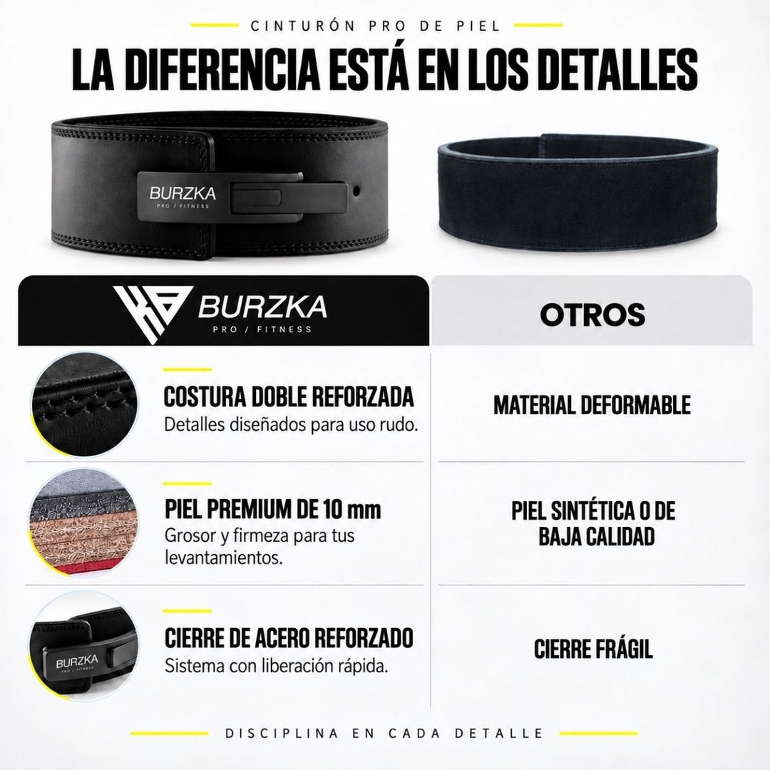 Cinturón 10 MM Piel