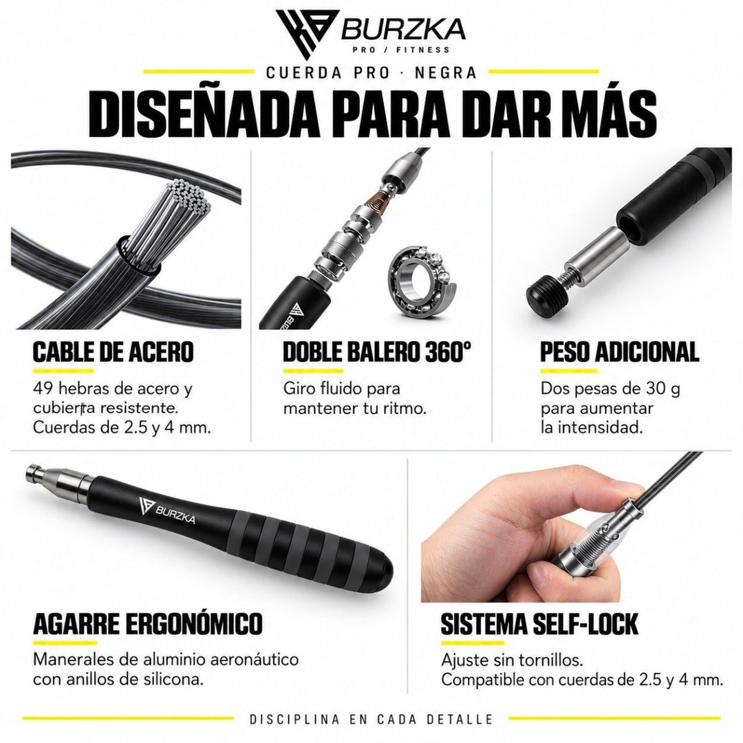 Cuerda Aluminio Pro Rose Gold