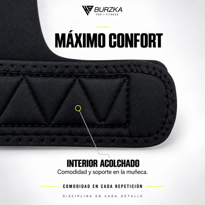 Calleras Carbon Grip Fingerless Negra