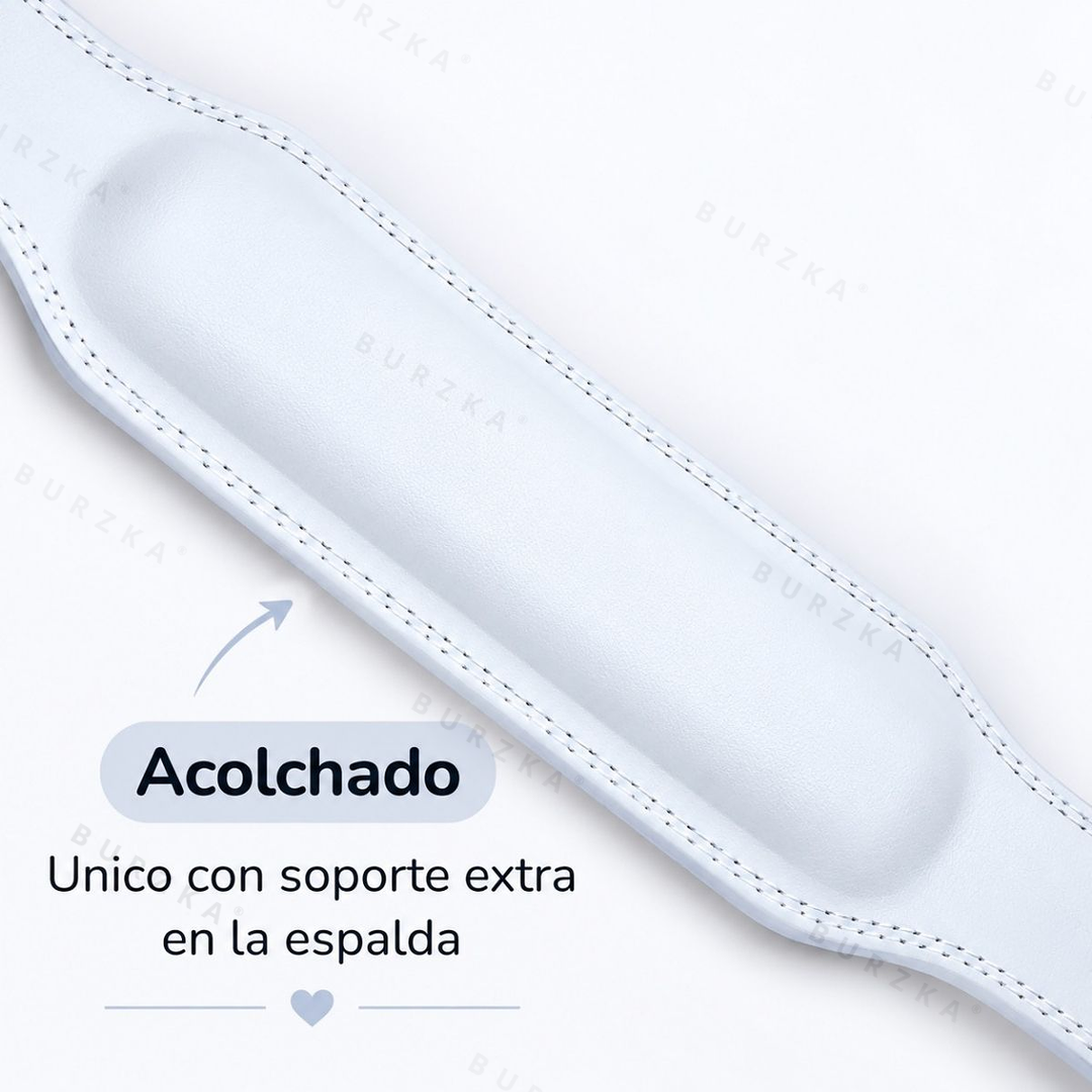 Cinturón Hebilla Blanco