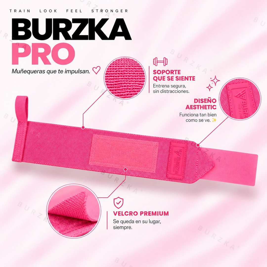 Muñequera Neon Rosa