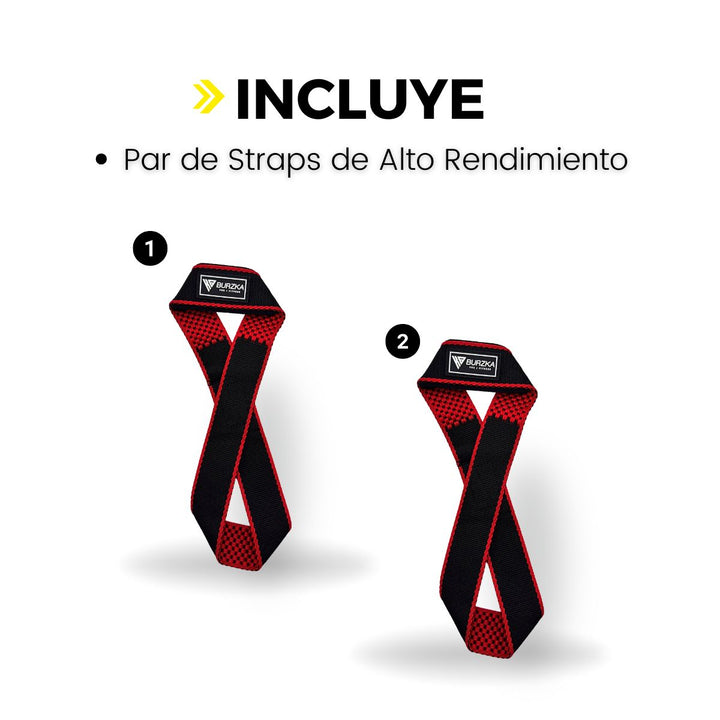 Straps Figura 8 Kevlar Redline
