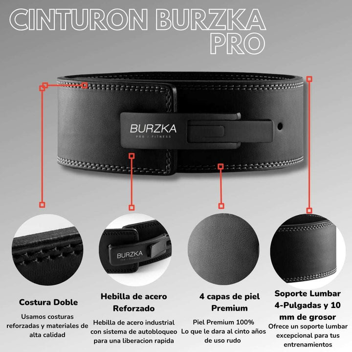Cinturón 10 MM Piel - Burzka