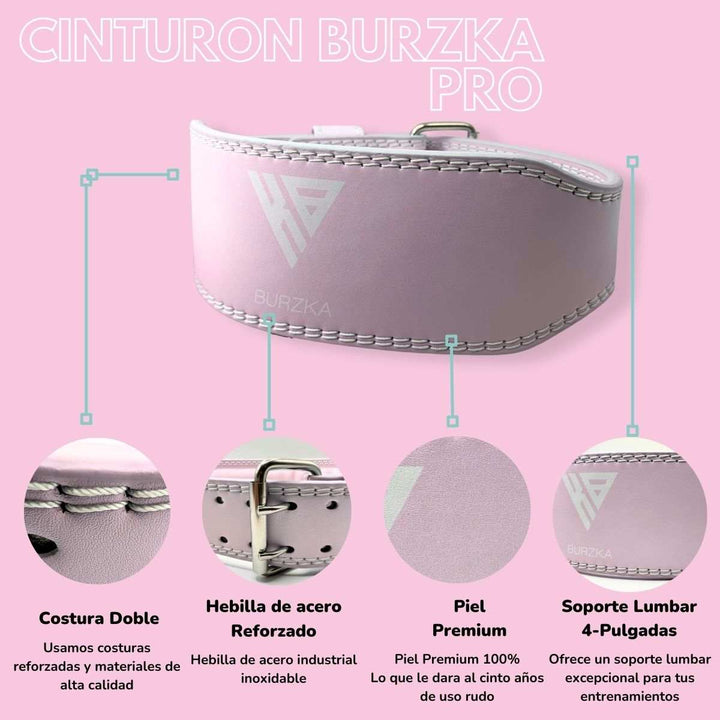 Cinturón Hebilla Rosa - Burzka - #AltoRendimiento#
